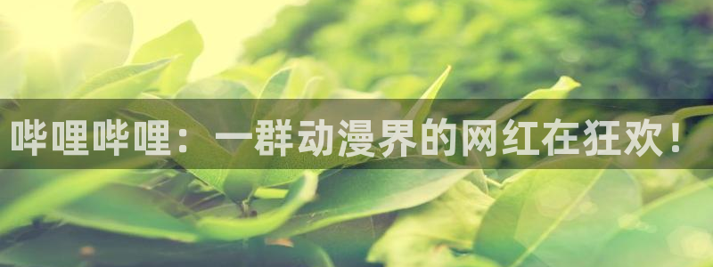 香蕉文化漫画书免费阅：哔哩哔哩：一群动漫界的网红在狂欢！